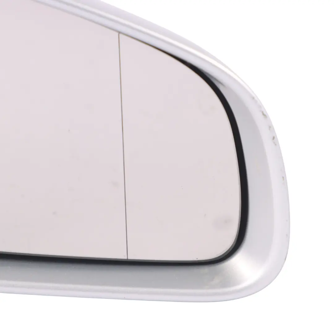 Audi A4 B7 Door Wing Mirror Right O/S Outside Light Silver Metallic - LY7W - SKU RHD-8E2858532AA-LS - Part number 8E2858532AA