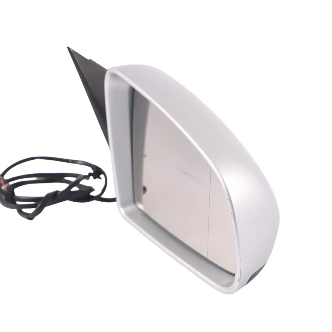 Audi A4 B7 Door Wing Mirror Right O/S Outside Light Silver Metallic - LY7W - SKU RHD-8E2858532AA-LS - Part number 8E2858532AA