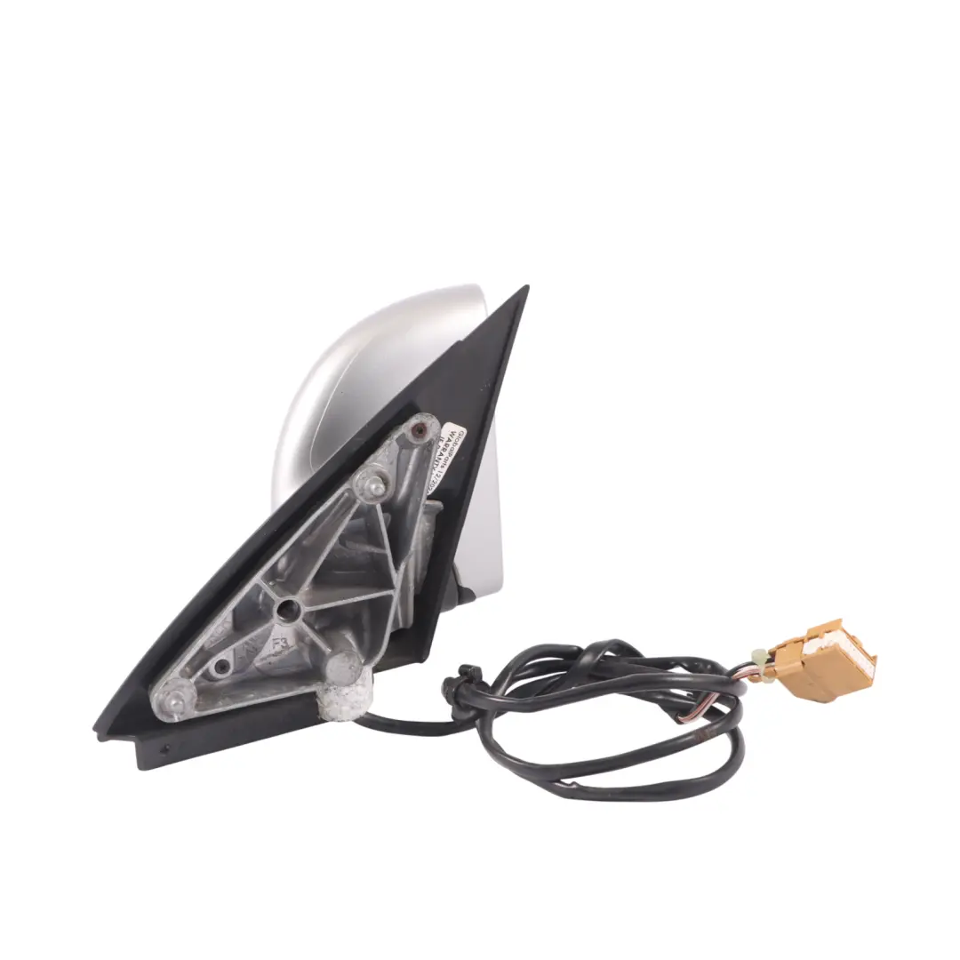 Audi A4 B7 Door Wing Mirror Right O/S Outside Light Silver Metallic - LY7W - SKU RHD-8E2858532AA-LS - Part number 8E2858532AA