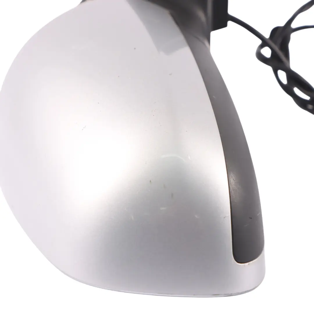 Audi A4 B7 Door Wing Mirror Right O/S Outside Light Silver Metallic - LY7W - SKU RHD-8E2858532AA-LS - Part number 8E2858532AA