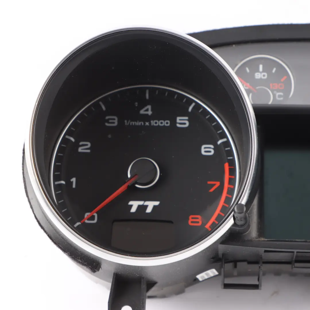 Instrument Cluster Speedometer Manual Gearbox Petrol to Audi TT 8J with Part number 8J0920980EX Audi TT 8J Instrument Cluster Speedometer Manual Gearbox Petrol - SKU RHD-8J0920980EX - Part number 8J0920980EX