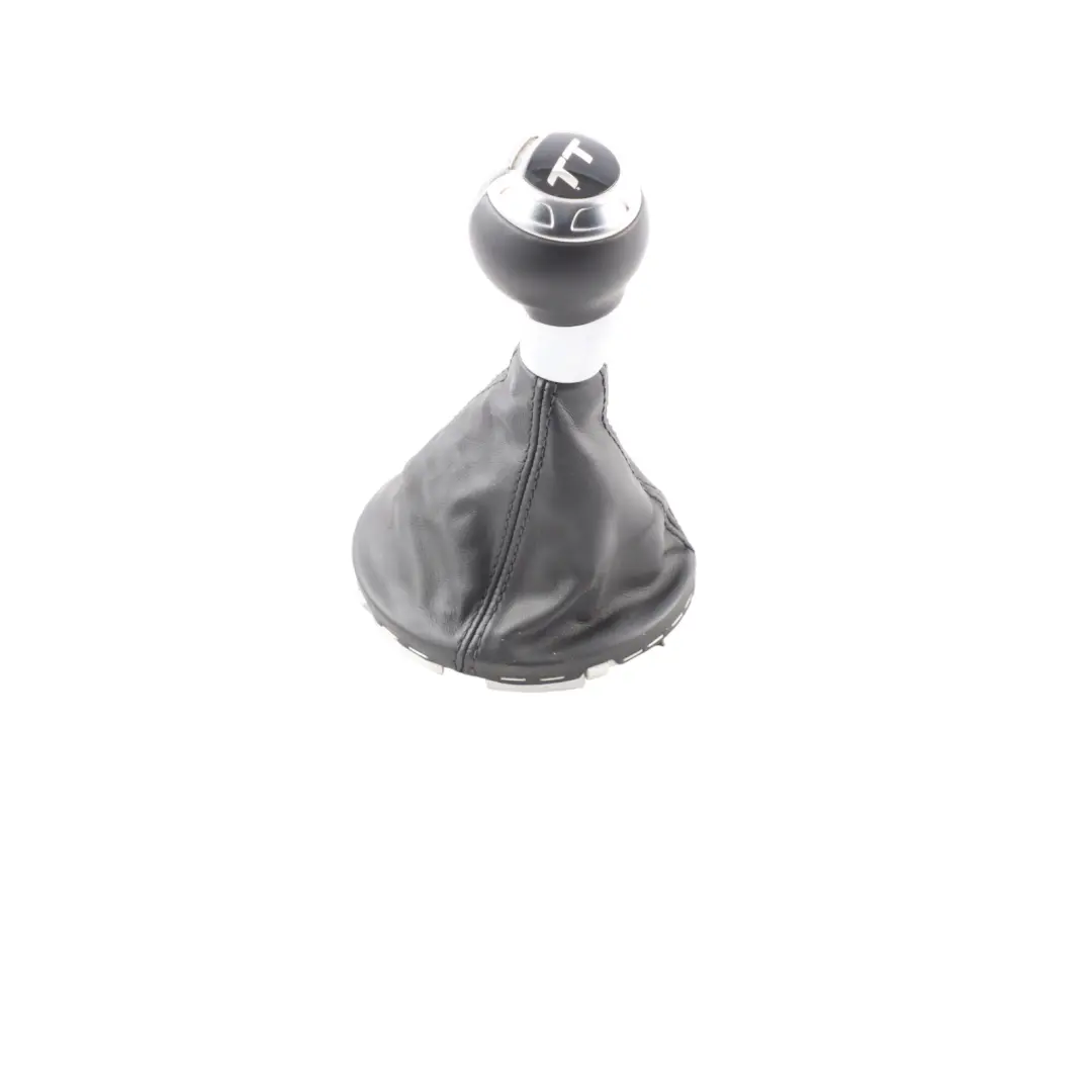 Audi TT 8J Gear Shifter Stick Selector Knob Automatic Leather Black - SKU RHD-8J2713139M - Part number 8J2713139M