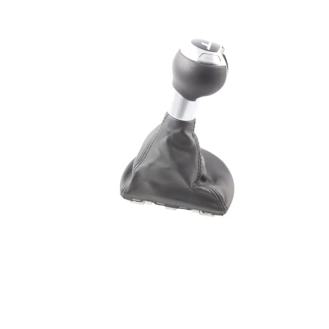 Audi TT 8J Gear Shifter Stick Selector Knob Automatic Leather Black - SKU RHD-8J2713139M - Part number 8J2713139M