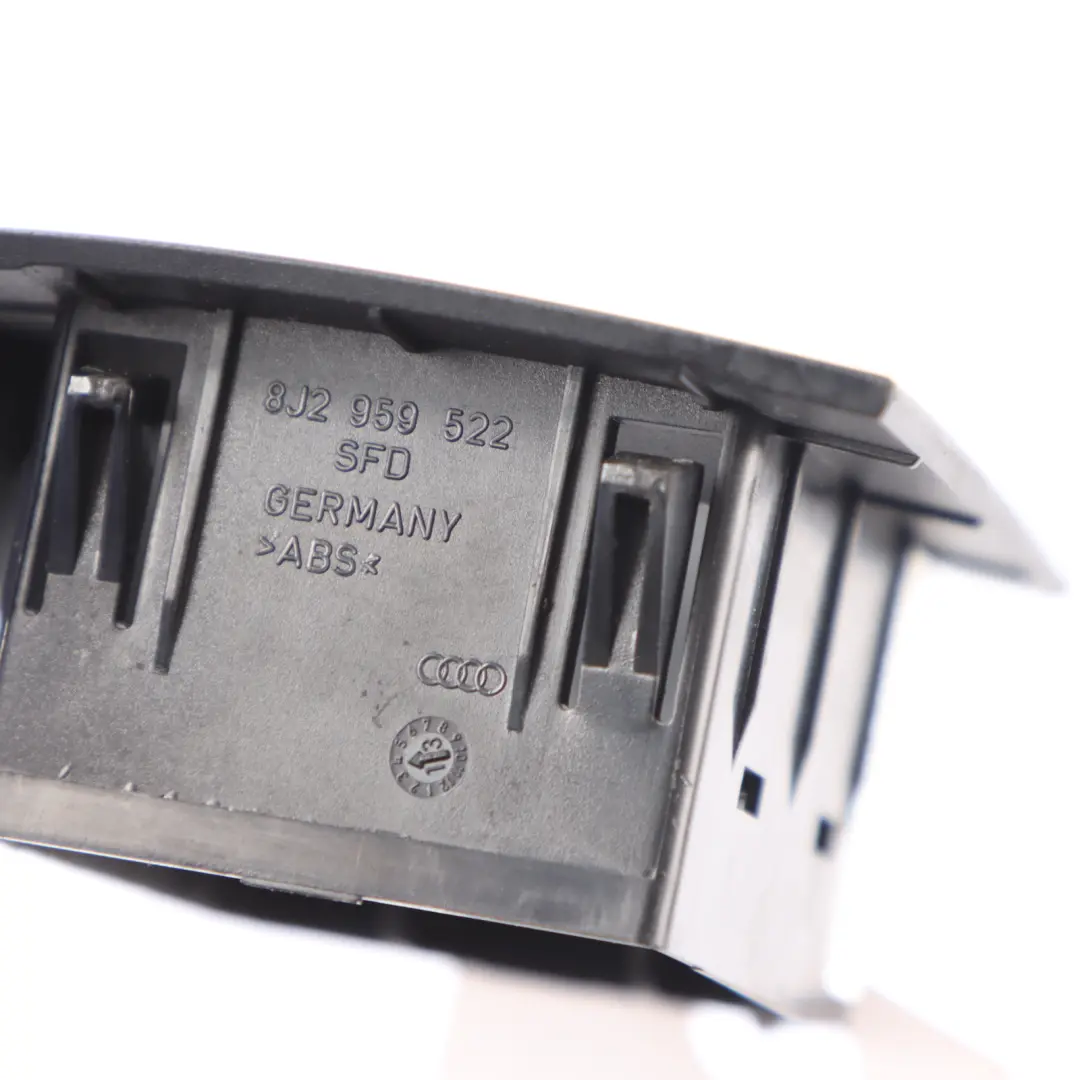 Audi TT 8J Rear Window Control Switch Right O/S Surround Trim - SKU RHD-8J2959522 - Part number 8J2959522