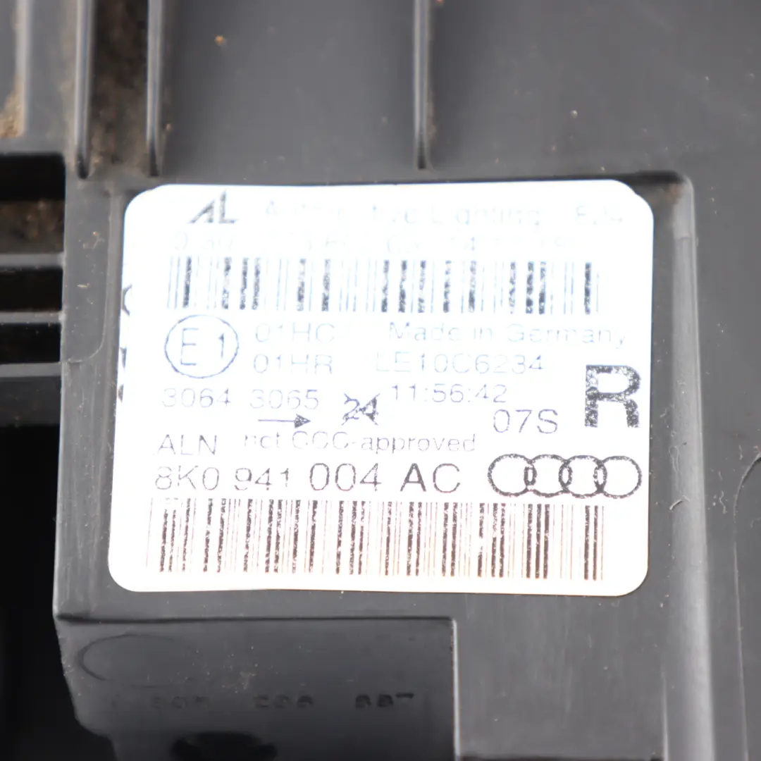8K Headlight Headlamp Driver's Side Front Right O/S to Audi A4 B8 with Part number 8K0941004AC Audi A4 B8 8K Headlight Headlamp Driver's Side Front Right O/S - SKU RHD-8K0941004AC - Part number 8K0941004AC