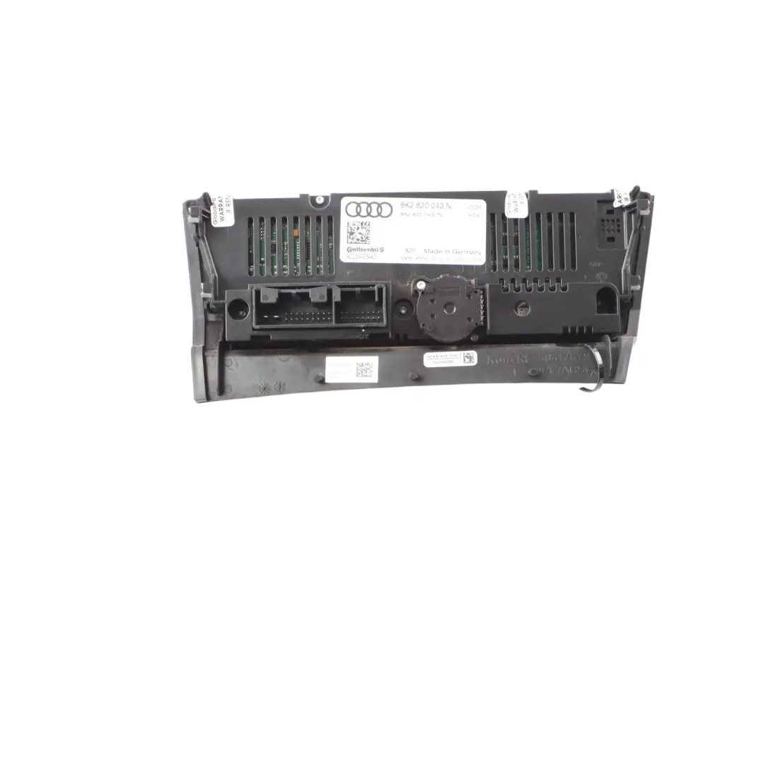 Air Conditioning Control Audi A4 B8 A5 8T Unit Panel Switch Heat Seat - SKU RHD-8K2820043N - Part number 8K2820043N