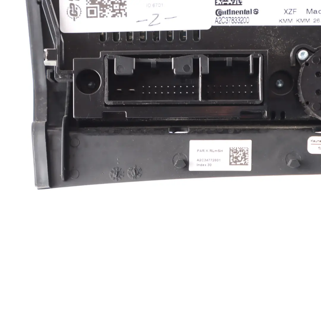 Audi A5 S5 8T A/C Air Condition Heater Climate Control Switch Panel - SKU RHD-8K2820043T - Part number 8K2820043T