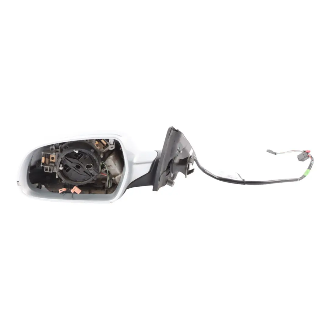 Audi A4 B8 Front Mirror Wing Door Electric Left N/S Ice Silver Metallic - SKU RHD-8K2857409AH-ICS - Part number 8K2857409AH