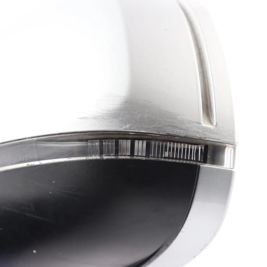 Audi A4 B8 Front Mirror Wing Door Electric Left N/S Ice Silver Metallic - SKU RHD-8K2857409AH-ICS - Part number 8K2857409AH