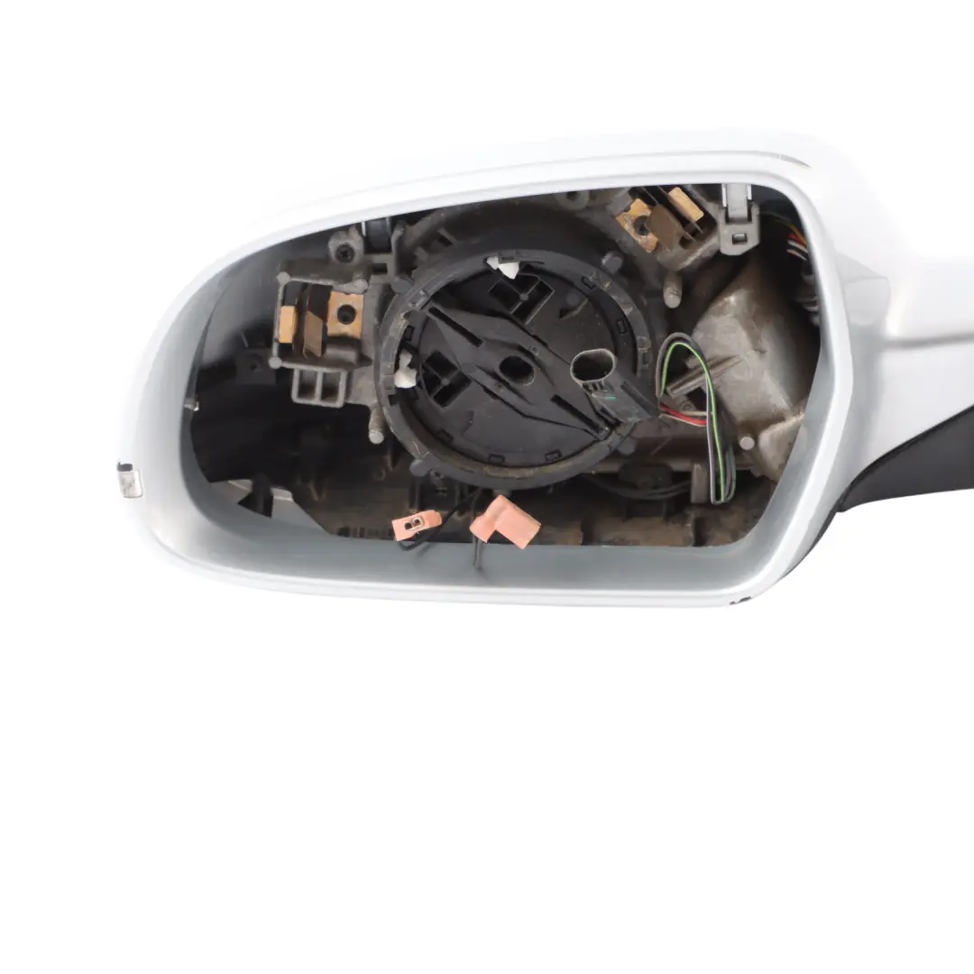 Front Mirror Wing Door Electric Left N/S Ice Silver Metallic to Audi A4 B8 with Part number 8K2857409AH Audi A4 B8 Front Mirror Wing Door Electric Left N/S Ice Silver Metallic - SKU RHD-8K2857409AH-ICS - Part number 8K2857409AH
