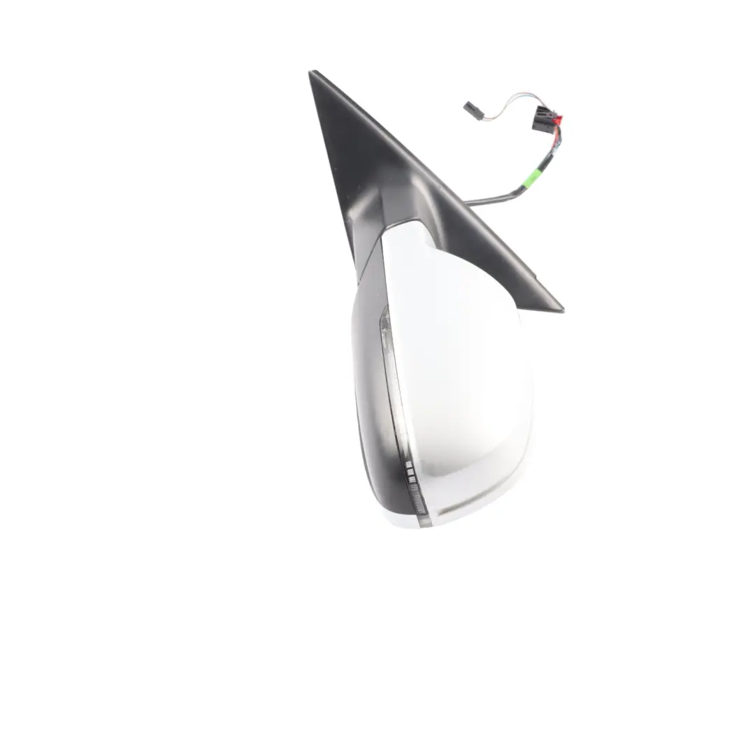Audi A4 B8 Front Mirror Wing Door Electric Left N/S Ice Silver Metallic - SKU RHD-8K2857409AH-ICS - Part number 8K2857409AH