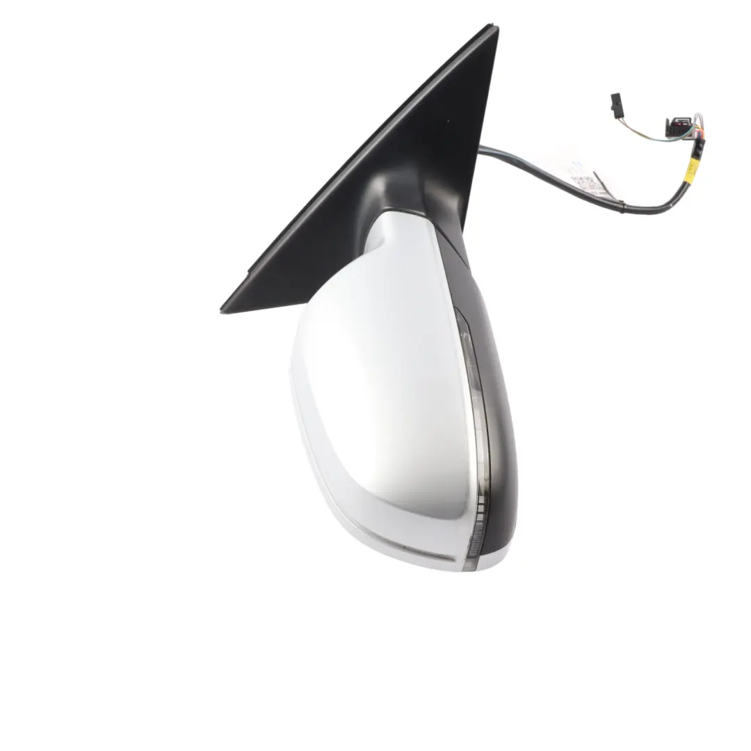 Audi A3 8P Wing Mirror Door Electric Right O/S Ice Silver Metallic - X7W - SKU RHD-8K2857410AH-ICS - Part number 8K2857410AH