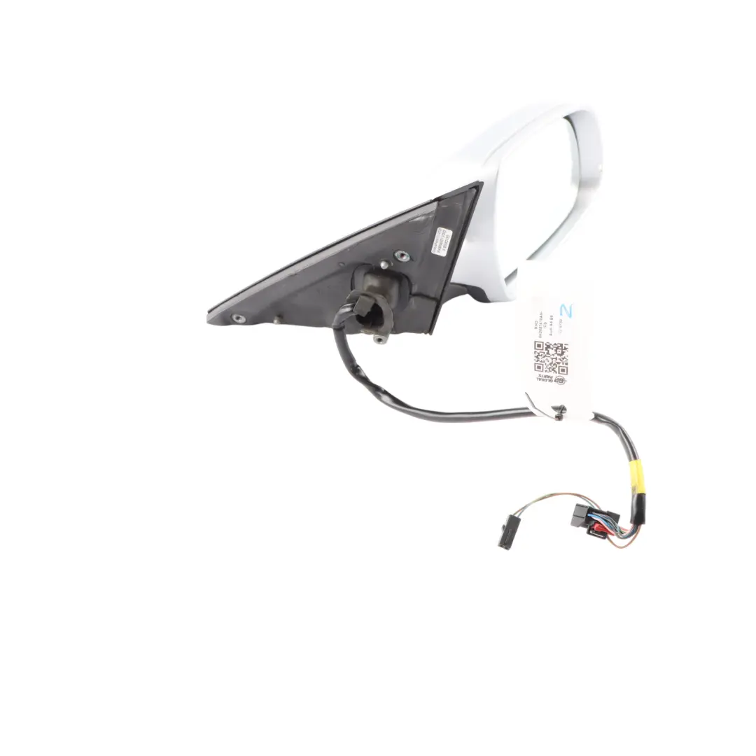 Audi A3 8P Wing Mirror Door Electric Right O/S Ice Silver Metallic - X7W - SKU RHD-8K2857410AH-ICS - Part number 8K2857410AH