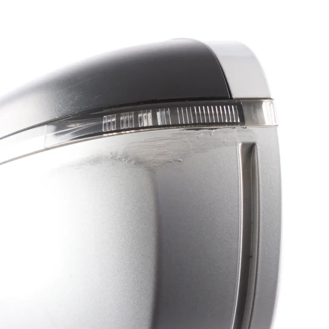 Audi A3 8P Wing Mirror Door Electric Right O/S Ice Silver Metallic - X7W - SKU RHD-8K2857410AH-ICS - Part number 8K2857410AH