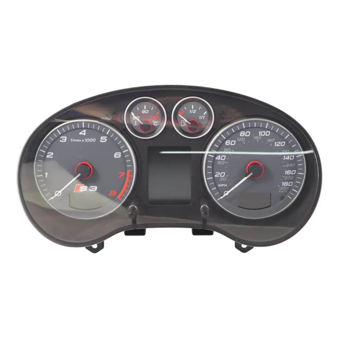 Instrument Cluster Speedometer Speedo Clocks Manual Petrol to Audi S3 8P with Part number 8P0920982K Audi S3 8P Instrument Cluster Speedometer Speedo Clocks Manual Petrol - SKU RHD-8P0920982K - Part number 8P0920982K