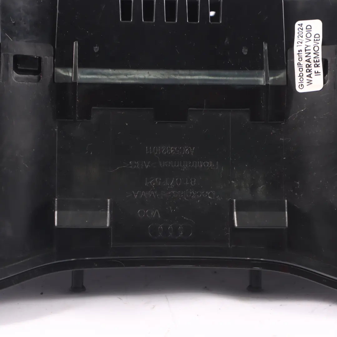 Audi S3 8P Instrument Cluster Speedometer Speedo Clocks Manual Petrol - SKU RHD-8P0920982K - Part number 8P0920982K