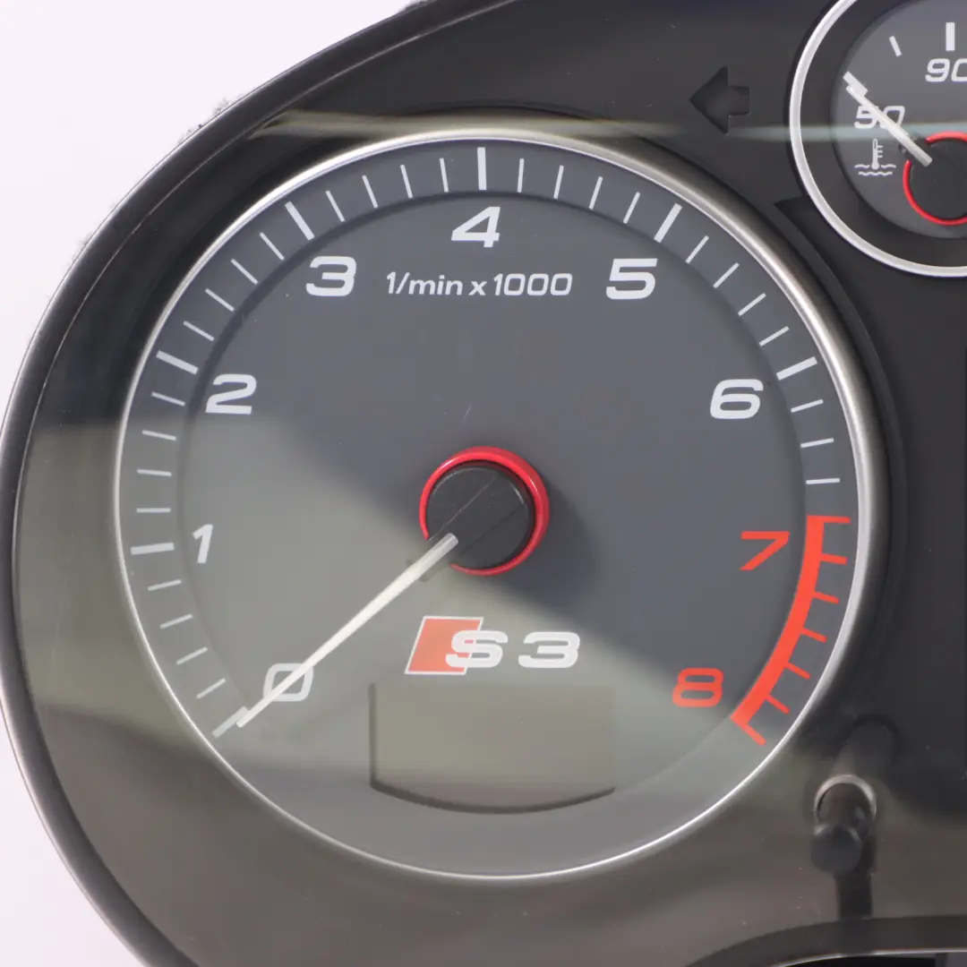 Instrument Cluster Speedometer Speedo Clocks Manual Petrol to Audi S3 8P with Part number 8P0920982K Audi S3 8P Instrument Cluster Speedometer Speedo Clocks Manual Petrol - SKU RHD-8P0920982K - Part number 8P0920982K