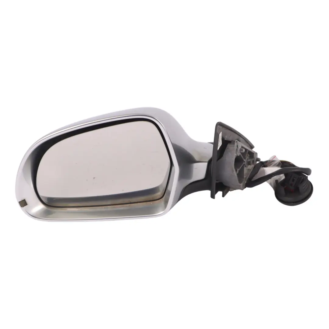 Door Wing Mirror Left N/S Outside Aluminium Finish to Audi A3 8P with Part number 8P2858531EB Audi A3 8P Door Wing Mirror Left N/S Outside Aluminium Finish - SKU RHD-8P2858531EB-ALU - Part number 8P2858531EB