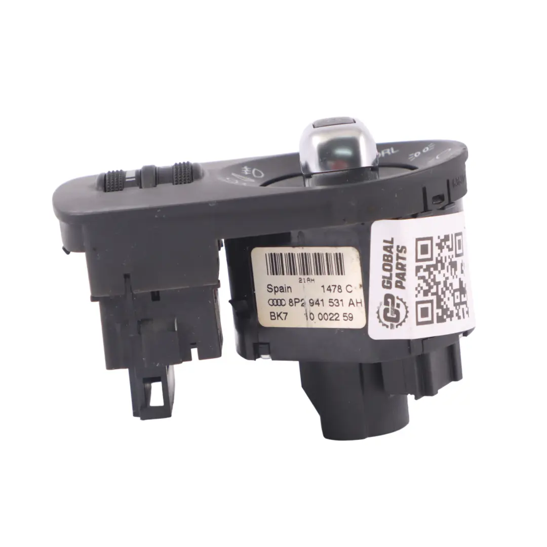 Audi A3 8P Headlight Switch Panel Button Fog Light Level Control Unit - SKU RHD-8P2941531 - Part number 8P2941531