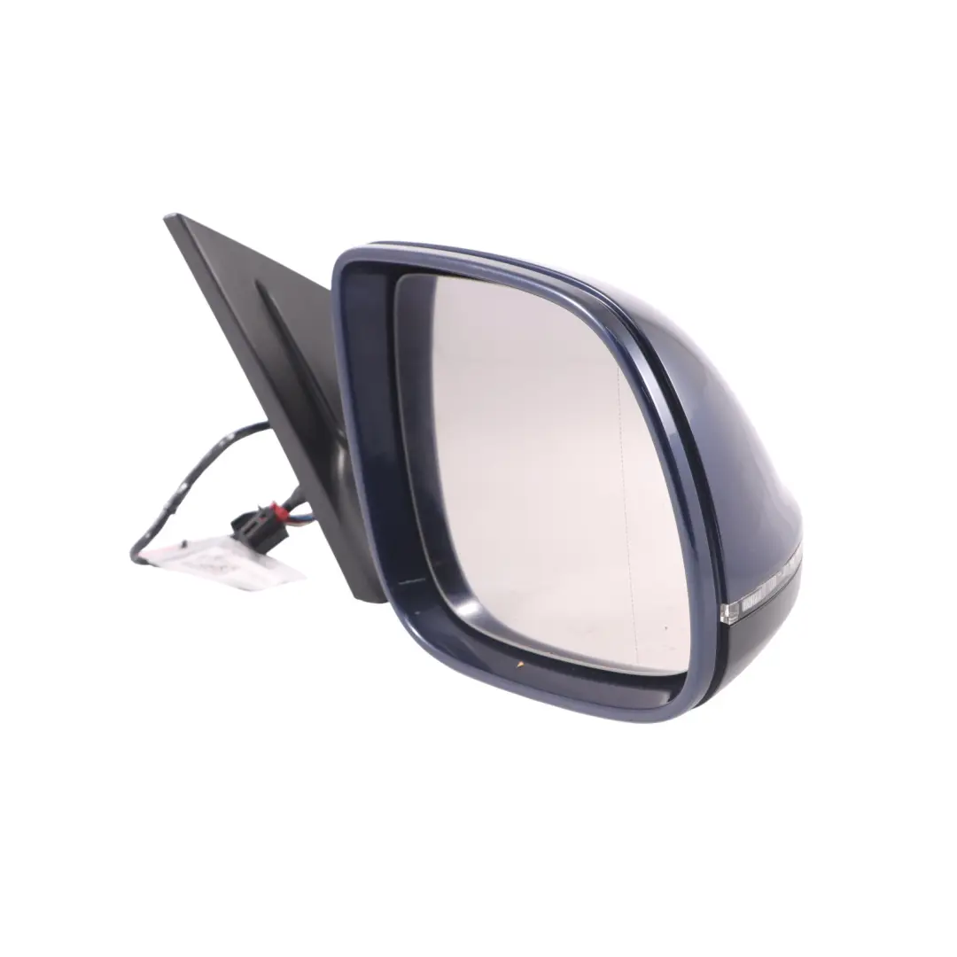Audi Q7 4L Front Mirror Wing Door Electric Power Right O/S Mugello Blue - Z5E - SKU RHD-4L2857410BE-MUB - Part number 8R0857528