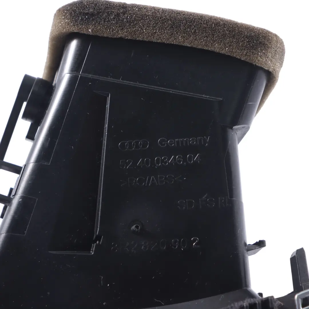 Audi Q5 8R Front Dashboard Air Vent Nozzle Right O/S - SKU RHD-8R2820902C - Part number 8R2820902C