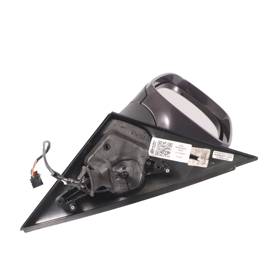 Mirror Wing Glass Left N/S Amethyst Grey - Z4X 8R2857409F to Audi Q5 8R Electric with Part number 8R2857409F-AGM Audi Q5 8R Electric Mirror Wing Glass Left N/S Amethyst Grey - Z4X 8R2857409F - SKU RHD-8R2857409F-AGM - Part number 8R2857409F-AGM