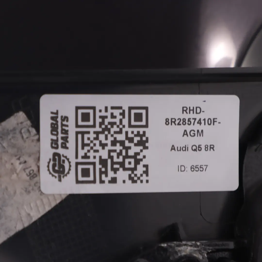 Mirror Wing Glass Right O/S Amethyst Grey - Z4X 8R2857410F to Audi Q5 8R Electric with Part number 8R2857410F-AGM Audi Q5 8R Electric Mirror Wing Glass Right O/S Amethyst Grey - Z4X 8R2857410F - SKU RHD-8R2857410F-AGM - Part number 8R2857410F-AGM