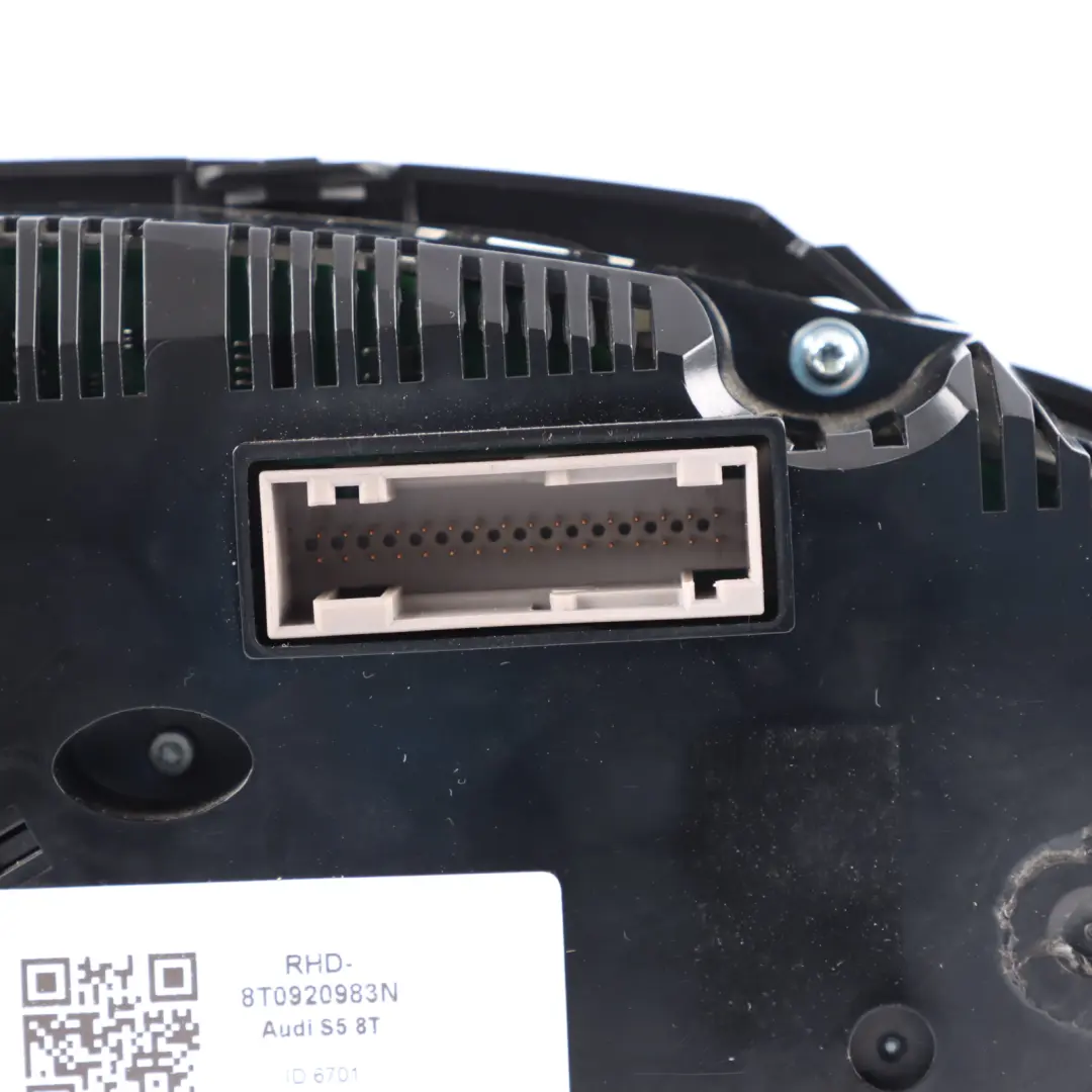 Audi S5 8T Instrument Cluster Speedometer Clocks - SKU RHD-8T0920983N - Part number 8T0920983N