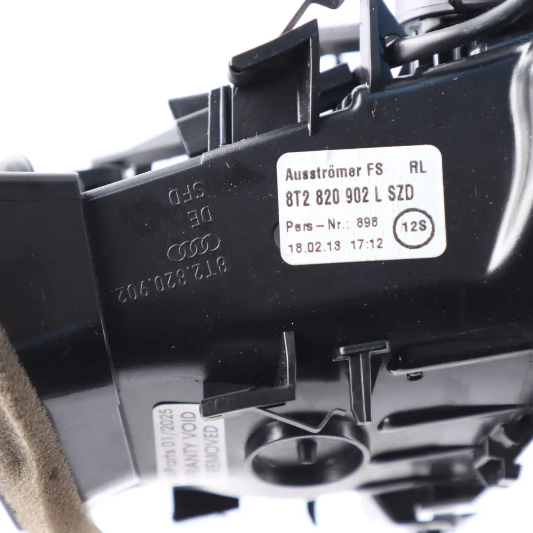 Audi S5 8T Front Dashboard Air Vent Nozzle Right O/S - SKU RHD-8T2820902L - Part number 8T2820902L