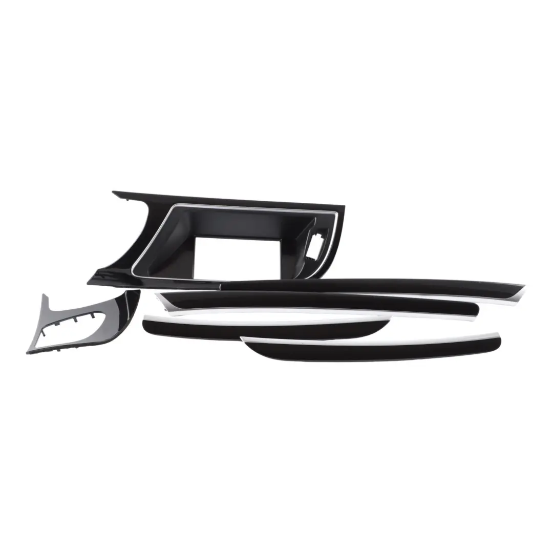 Dashboard Decor Interior Door Trim Strip SET Piano Black to Audi S5 8T with Part number 8T2857185P Audi S5 8T Dashboard Decor Interior Door Trim Strip SET Piano Black - SKU RHD-8T2857185P-1 - Part number 8T2857185P