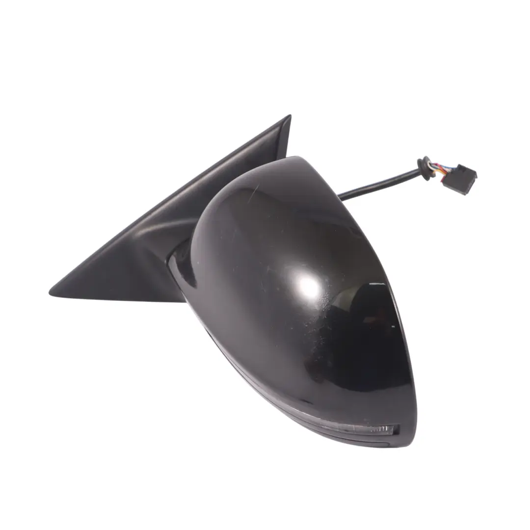 Audi A5 8T Door Wing Mirror Left N/S Folding Phantom Black - LZ9Y - SKU RHD-8T2857409G-PHB - Part number 8T2857409G