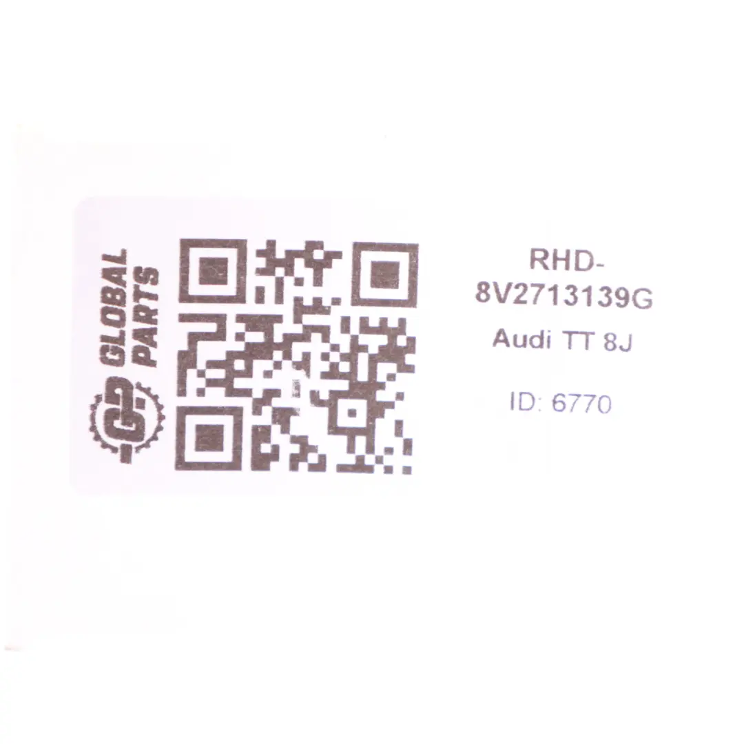 Shift Lever Assembly Gearshift Selector Automatic Gearbox to Audi TT 8J with Part number 8V2713139G Audi TT 8J Shift Lever Assembly Gearshift Selector Automatic Gearbox - SKU RHD-8V2713139G - Part number 8V2713139G
