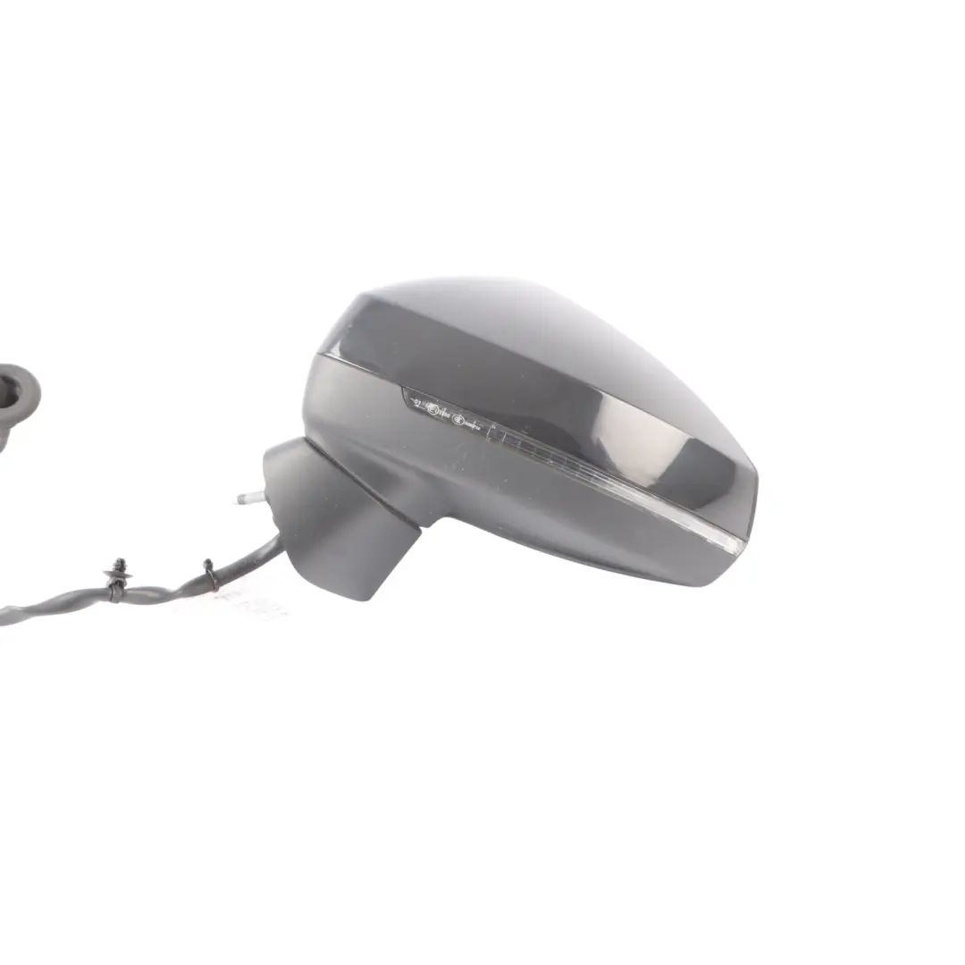 Door Wing Mirror Front Left N/S Mythical Black - Y9T to Audi A3 8V with Part number 8V2857409F Audi A3 8V Door Wing Mirror Front Left N/S Mythical Black - Y9T - SKU RHD-8V2857409F-MYB - Part number 8V2857409F