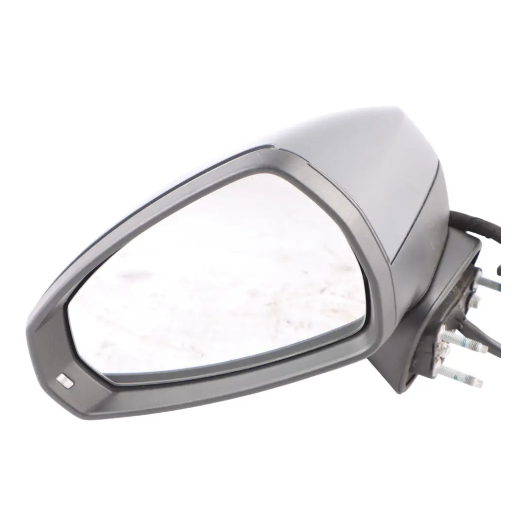 Audi A3 8V Wing Mirror Electric Door Left N/S Outside Nano Grey Metallic - X7M - SKU RHD-8V2857409F-NGR - Part number 8V2857409F