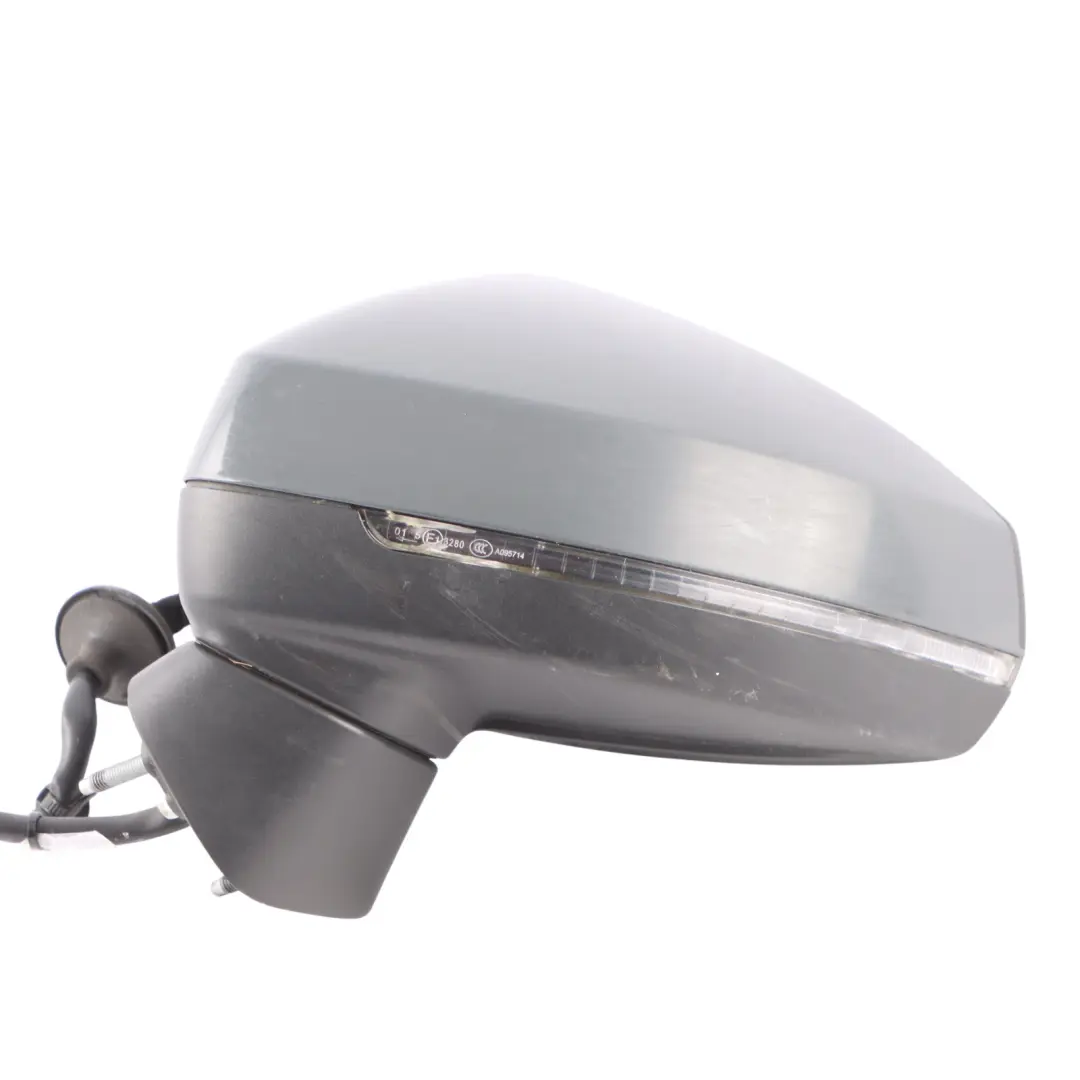 Audi A3 8V Wing Mirror Electric Door Left N/S Outside Nano Grey Metallic - X7M - SKU RHD-8V2857409F-NGR - Part number 8V2857409F