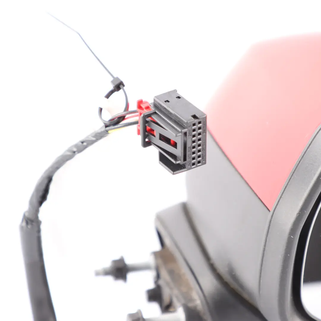 Audi A3 8V Wing Mirror Electric Door Right O/S Outside Misano Red Z3M - SKU RHD-8V2857410F-MRE - Part number 8V2857410F