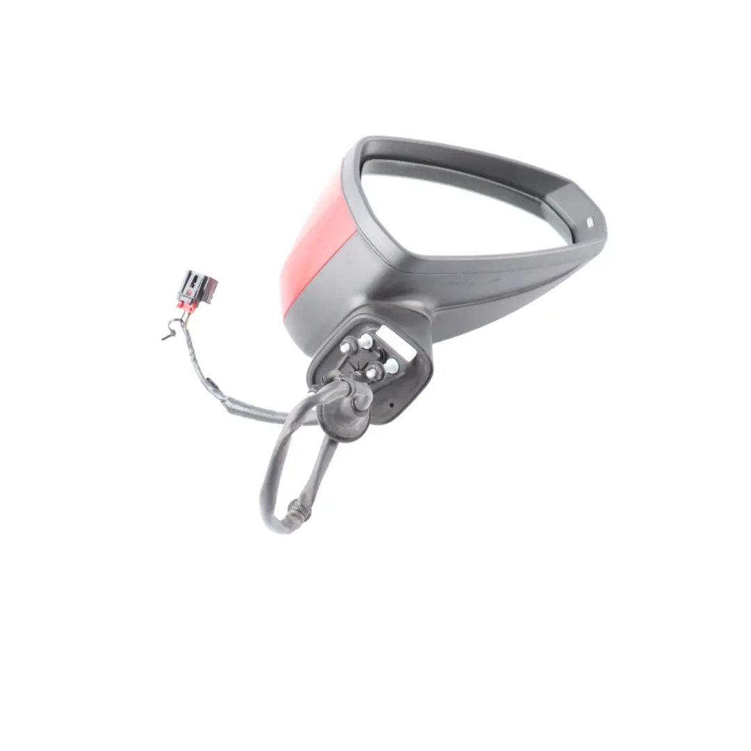 Audi A3 8V Wing Mirror Electric Door Right O/S Outside Misano Red Z3M - SKU RHD-8V2857410F-MRE - Part number 8V2857410F
