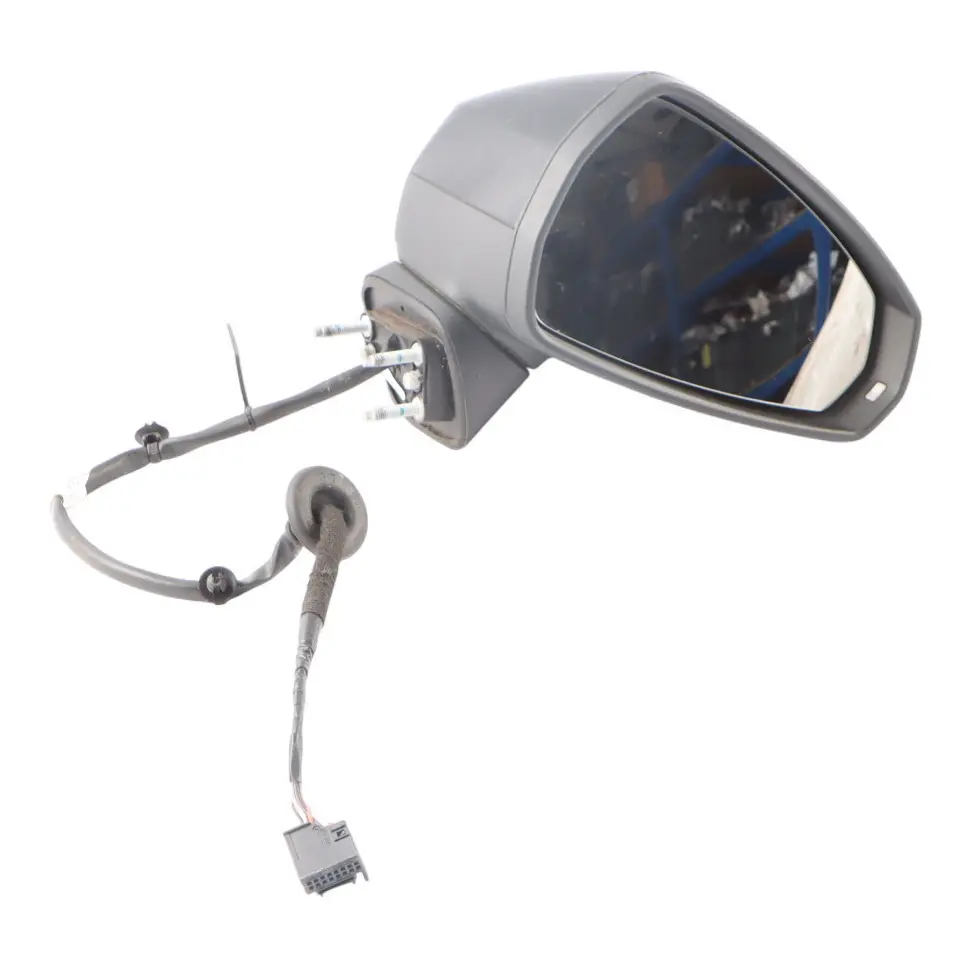 Door Wing Mirror Right O/S Outside Mythical Black - Y9T to Audi A3 8V with Part number 8V2857410F Audi A3 8V Door Wing Mirror Right O/S Outside Mythical Black - Y9T - SKU RHD-8V2857410F-MYB - Part number 8V2857410F