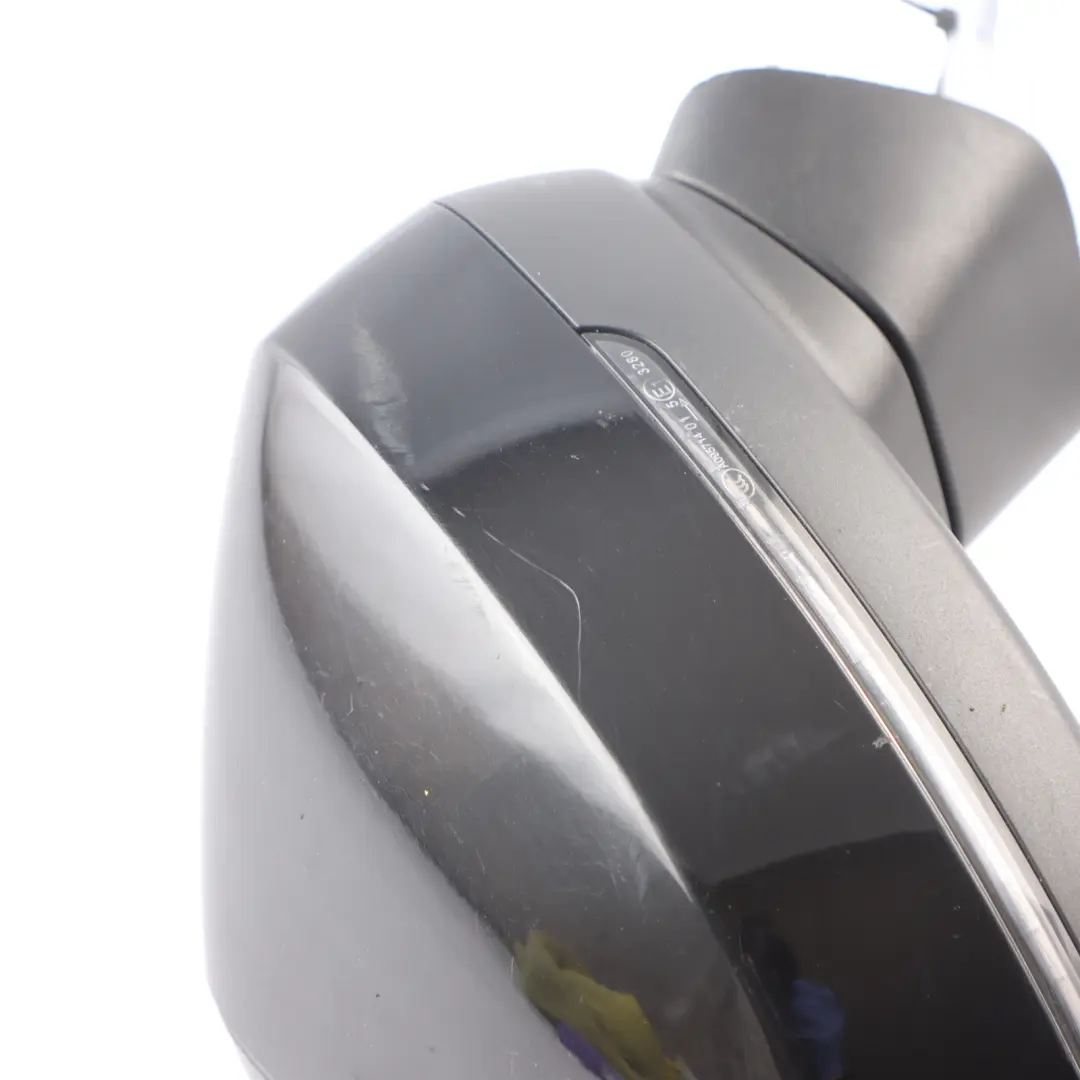 Audi A3 8V Door Wing Mirror Right O/S Outside Mythical Black - Y9T - SKU RHD-8V2857410F-MYB - Part number 8V2857410F