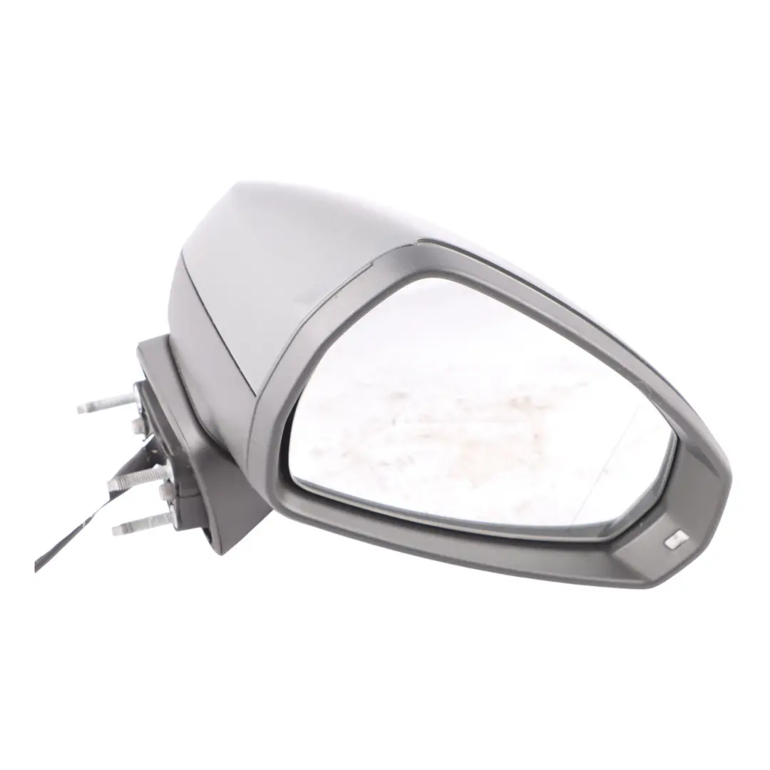 Audi A3 8V Wing Mirror Electric Door Right O/S Outside Nano Grey Metallic - X7M - SKU RHD-8V2857410F-NGR - Part number 8V2857410F
