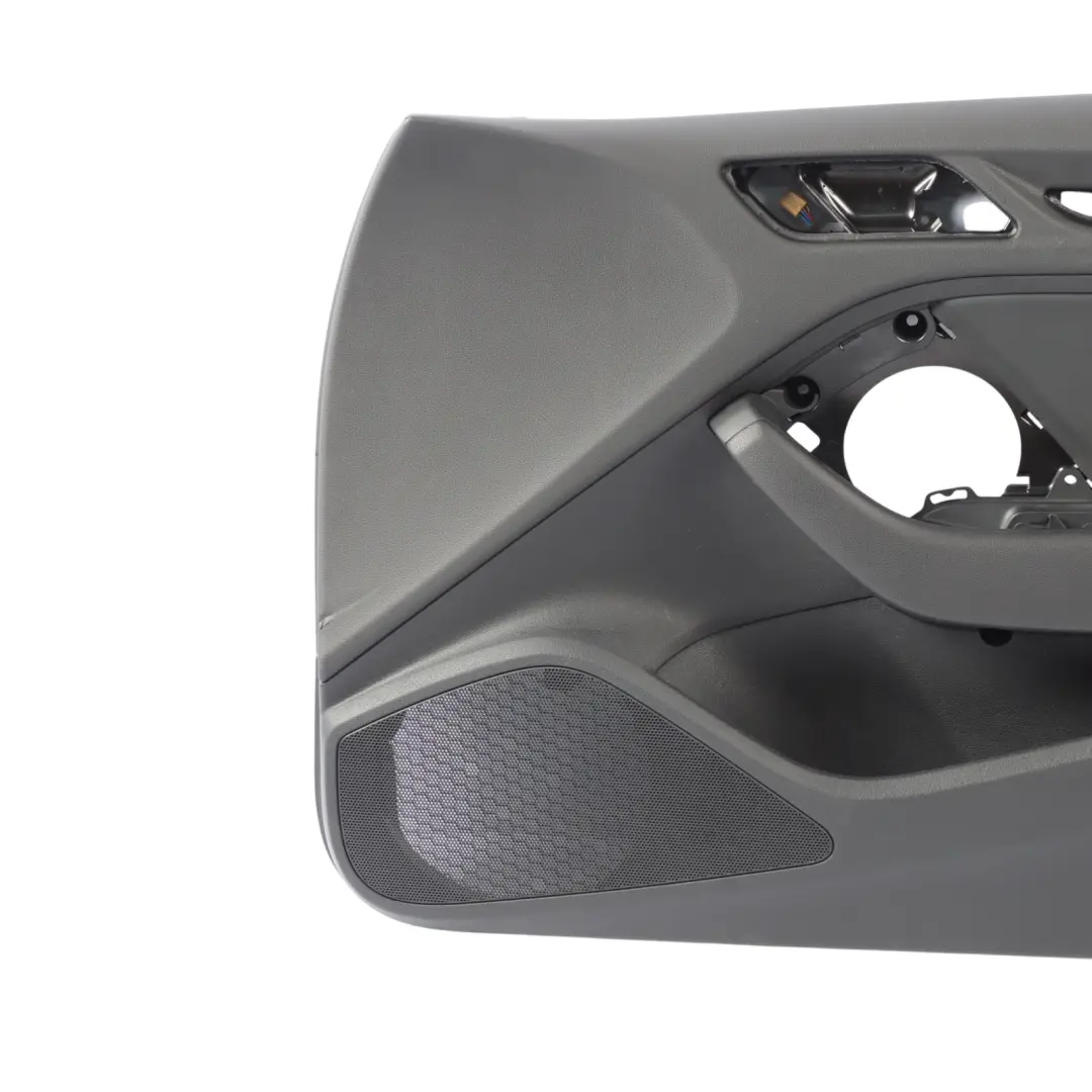 Door Card Front Right O/S Trim Panel Black to Audi RS3 8V with Part number 8V4867104H Audi RS3 8V Door Card Front Right O/S Trim Panel Black - SKU RHD-8V4867104H - Part number 8V4867104H