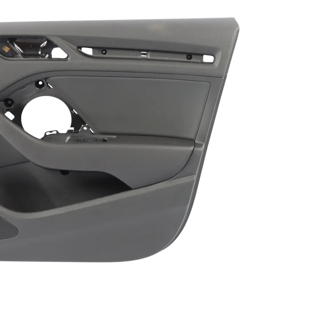 Audi RS3 8V Door Card Front Right O/S Trim Panel Black - SKU RHD-8V4867104H - Part number 8V4867104H