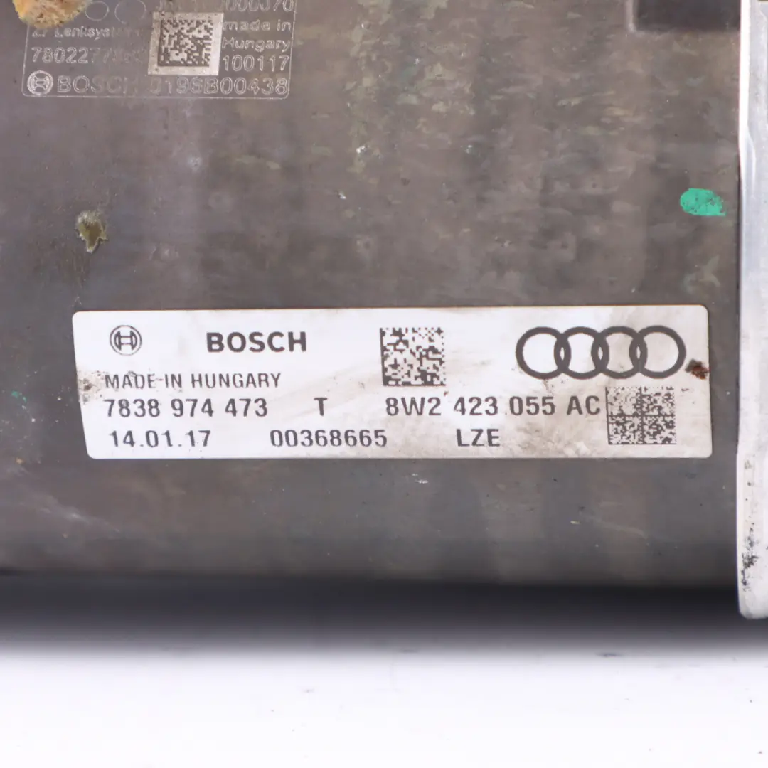 Steering Pump Unit Steering Rack Motor to Audi A4 B9 Electric Power with Part number 8W2423055AC Audi A4 B9 Electric Power Steering Pump Unit Steering Rack Motor - SKU RHD-8W2423055AC - Part number 8W2423055AC