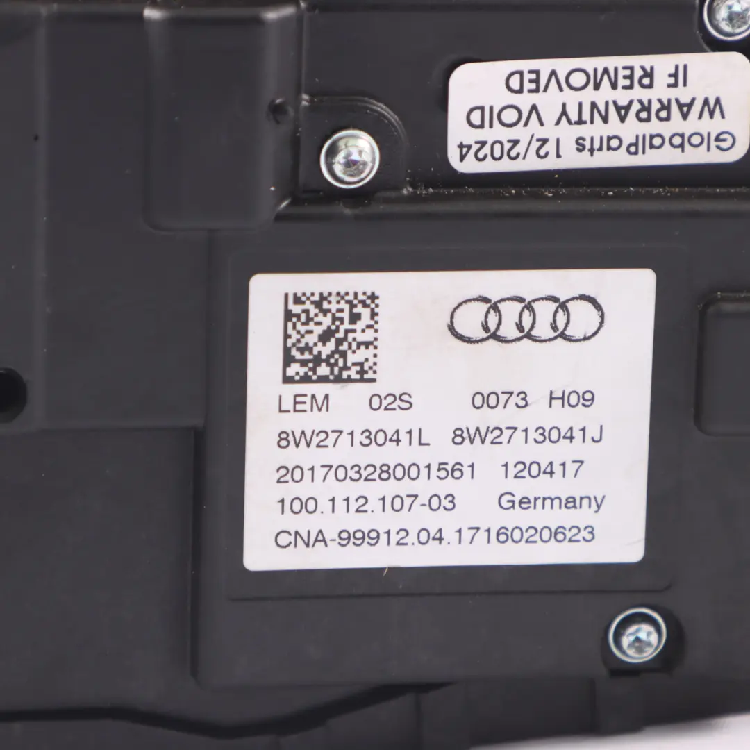 Audi A4 B9 Gear Shifter Stick Selector Automatic 8W2713041J - SKU RHD-8W2713041L - Part number 8W2713041L