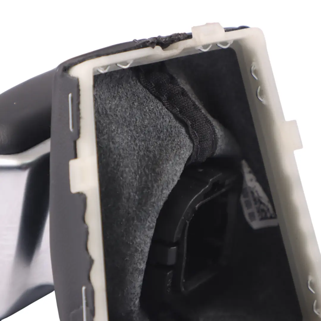 Gearbox Gear Selector Lever Knob Leather Black Audi A4 B9 Automatic - SKU RHD-8W2713140F - Part number 8W2713140F