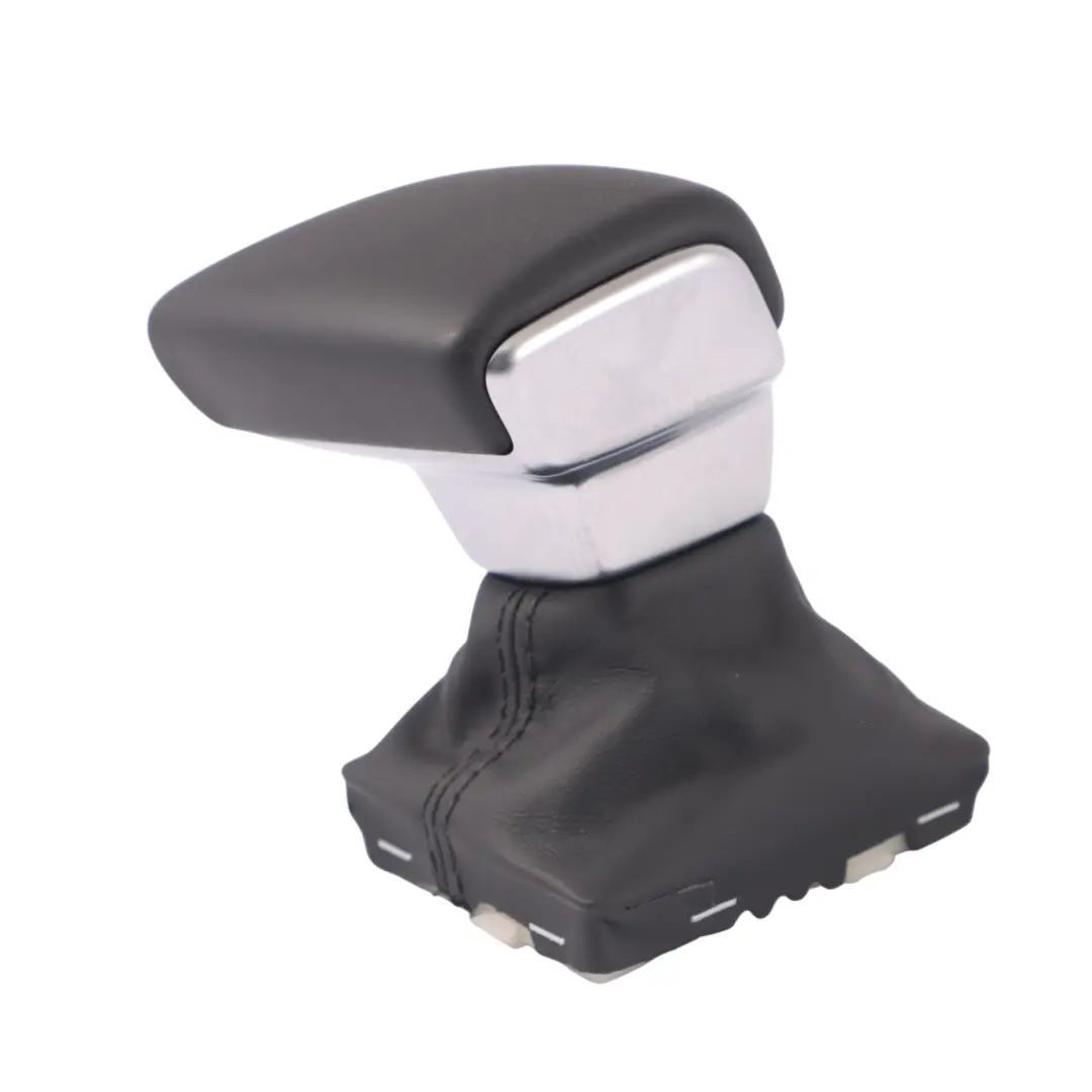 Gearbox Gear Selector Lever Knob Leather Black Audi A4 B9 Automatic - SKU RHD-8W2713140F - Part number 8W2713140F