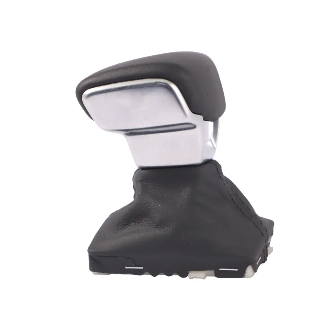 Gearbox Gear Selector Lever Knob Leather Black Audi A4 B9 Automatic - SKU RHD-8W2713140F - Part number 8W2713140F