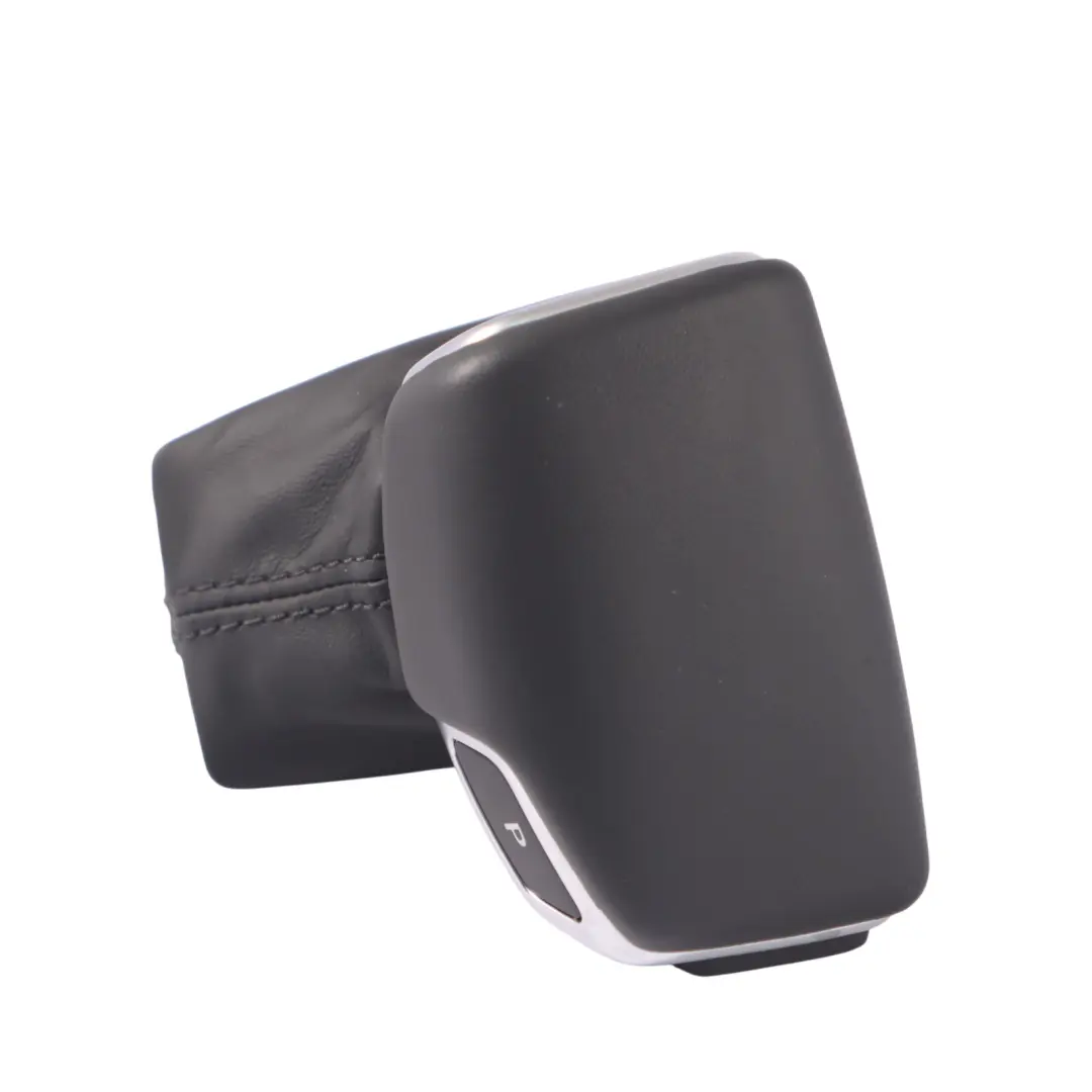 Gearbox Gear Selector Lever Knob Leather Black Audi A4 B9 Automatic - SKU RHD-8W2713140F - Part number 8W2713140F