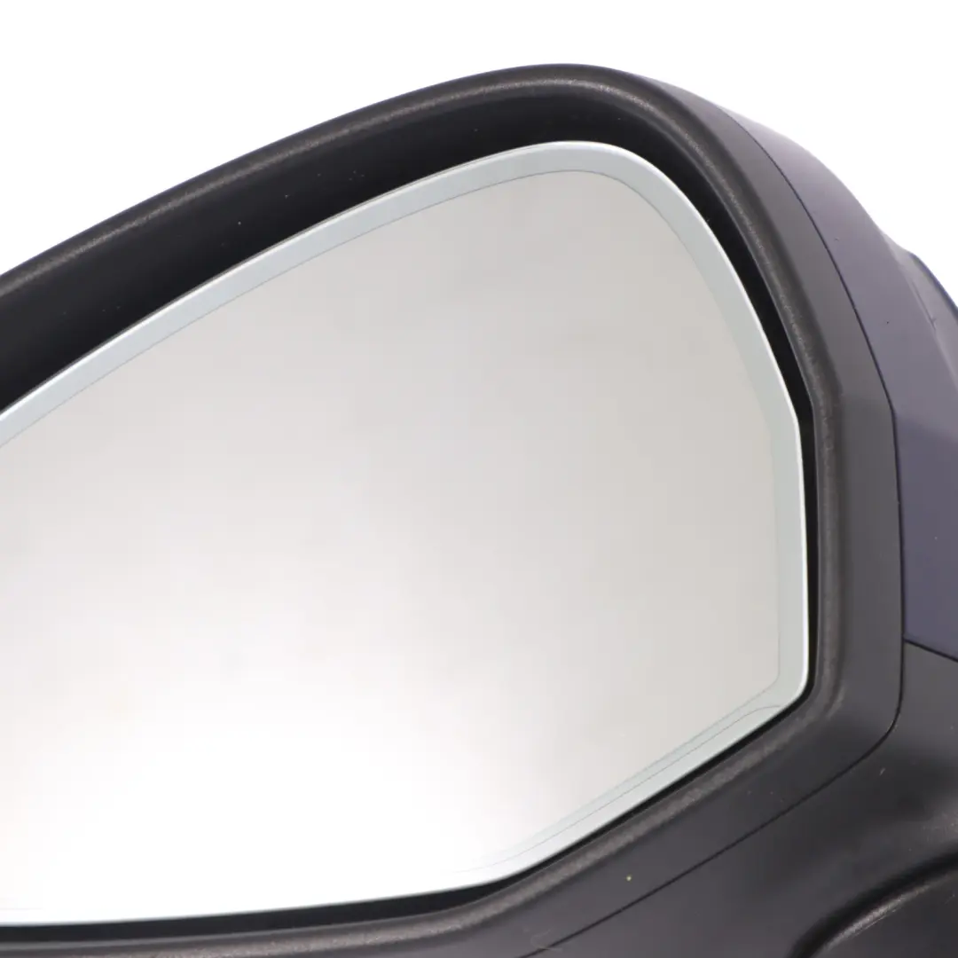 Audi A4 B9 8W Door Mirror Left N/S Power Fold Heated Auto Dim Navarra Blue - H5X - SKU RHD-8W2857409E-NAB - Part number 8W2857409E