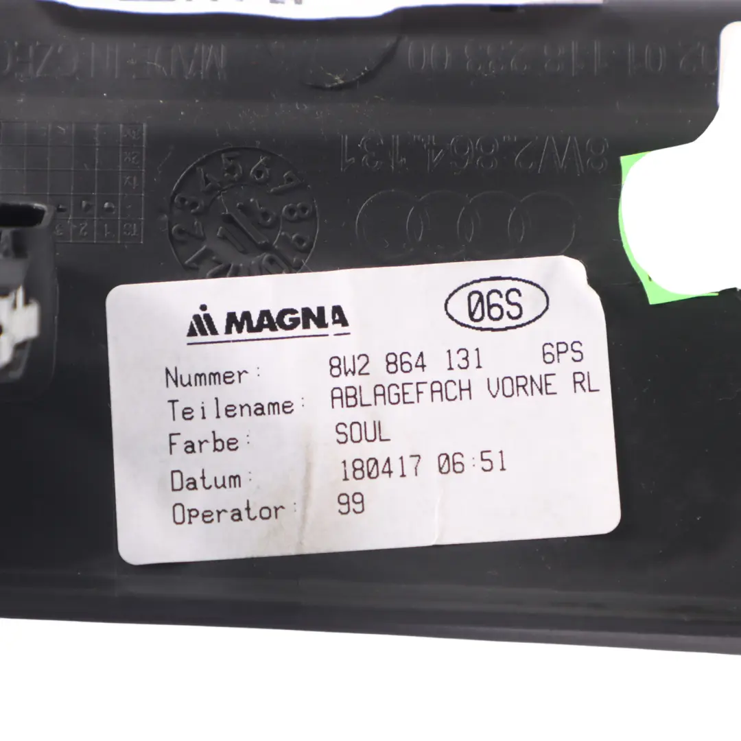 Port Socket Outlet Cigarette Lighter 12V Panel to Audi A4 B9 Power with Part number 8W2864131 Audi A4 B9 Power Port Socket Outlet Cigarette Lighter 12V Panel - SKU RHD-8W2864131 - Part number 8W2864131